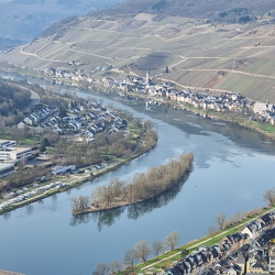 Radtour Marc und Tanja in den Weinbergen von Zell
