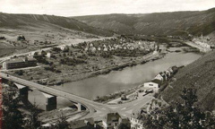 Brücke die Zell mit Kaimt und Barl verbindet