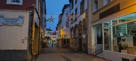 Weihnachten 2023 Zell Mosel die Balduinstraße