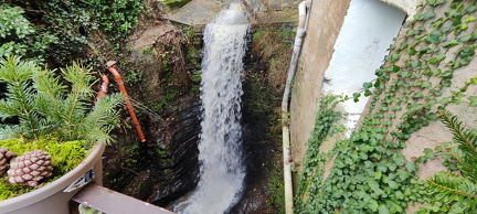 Der kleine Wasserfall an der Zeller Kehr